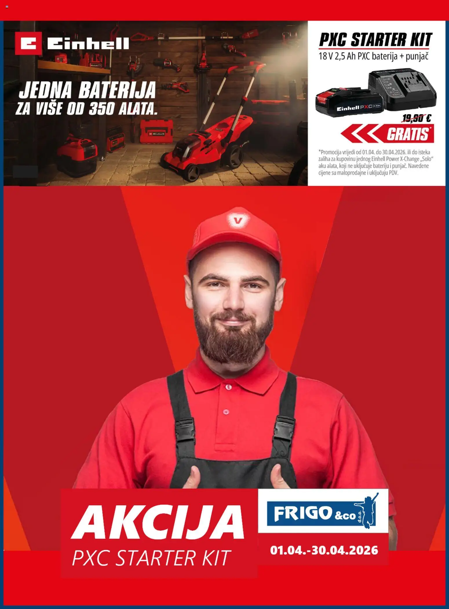 Pregled letka FRIGO & Co. Katalog trgovine FRIGO & Co. vrijedi od 01.04.2026