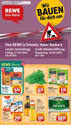 Vorschau von dem Prospekt des Geschäftes Rewe, gültig ab dem 22.02.2026
