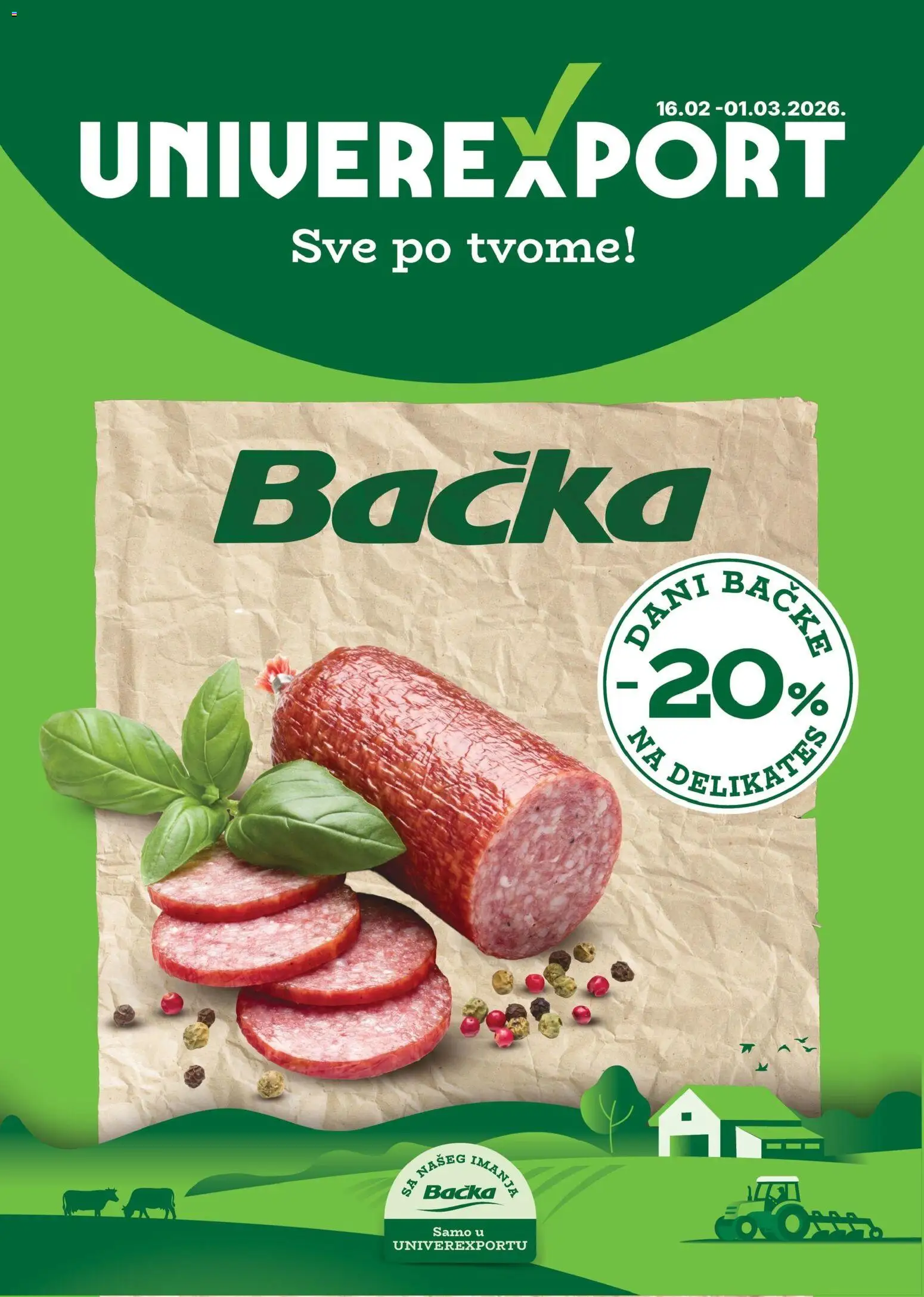 Pregled Univerexport kataloga - važi od 16.02.2026