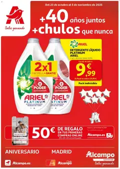 Vista previa del folleto de la tienda Alcampo válido desde el 23/10/2025 