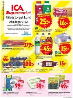 Förhandsgranska reklamblad Lund från butik ICA Supermarket gäller från 27/10/2025