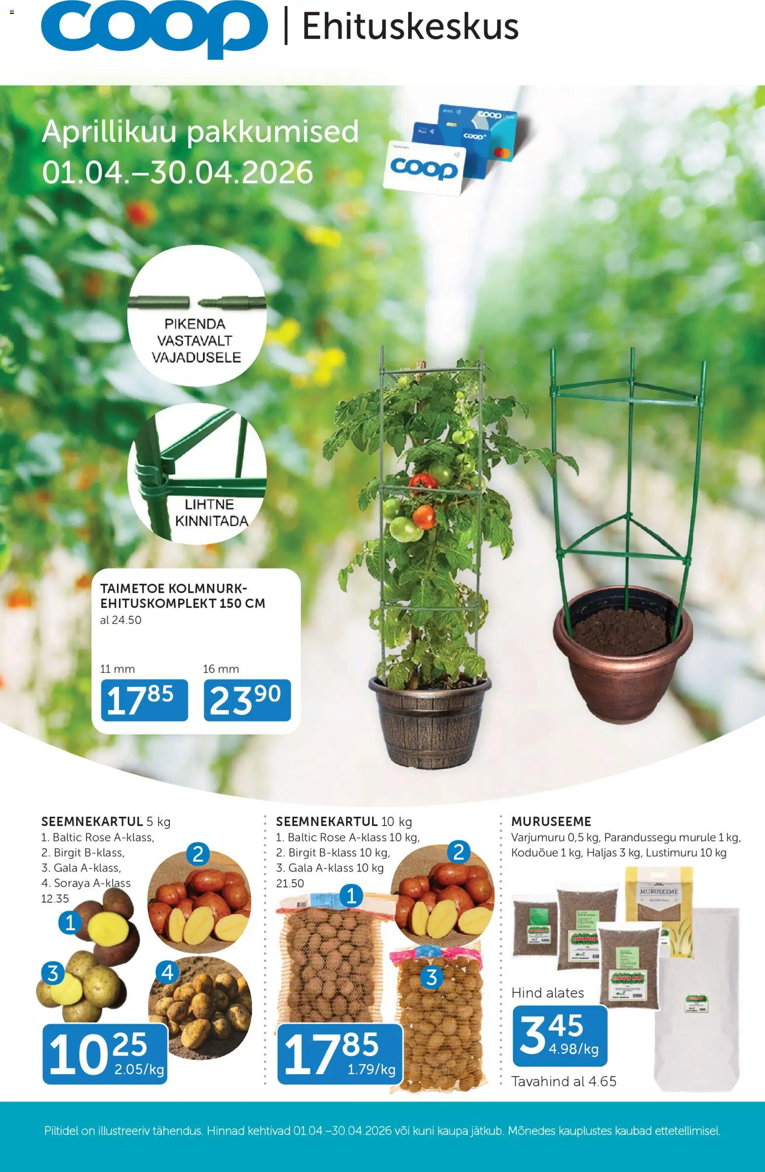 Coop kliendilehe eelvaade alates 01.04.2026
