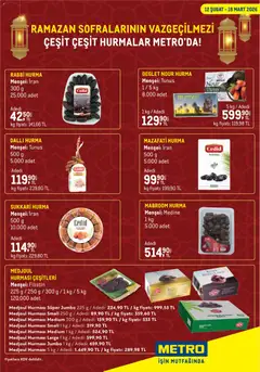 Metro Ramazan’da Hurma Çeşitleri 12.02.2026 - Broşürünün önizlemesi