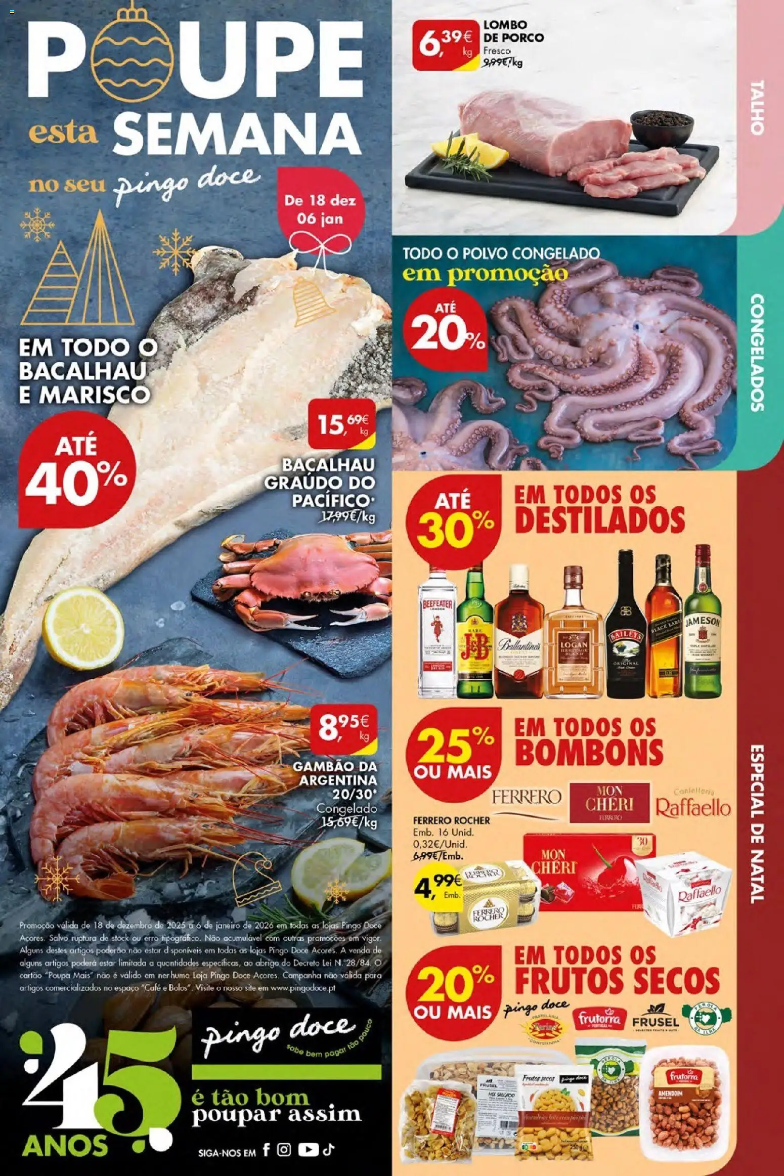 Pré-visualização do folheto da loja Pingo Doce válida a partir de 18/12/2025