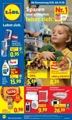 Vorschau der Angebote: Lidl Wien, Langenzersdorf, Zwettl gültig ab 09.10.2025