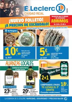 Vista previa del folleto de la tienda E.Leclerc válido desde el 27/10/2025 