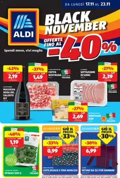 Anteprima dell'opuscolo Black Friday dal negozio Aldi valido da 17/11/2025