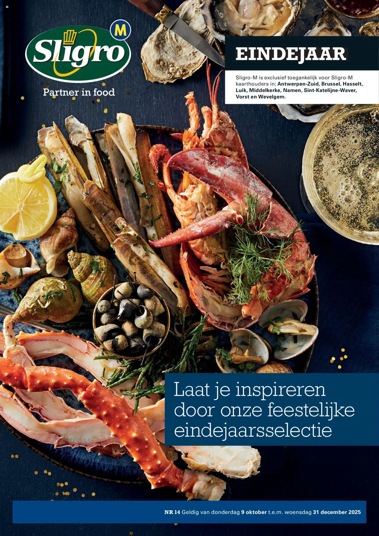 Sligro shop Magazine geldig vanaf 09/10/2025 - Paginanummer 1