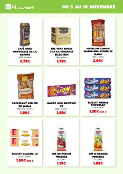 Prévisualisation de Catalogue du magasin Hmarket formulaire valide 05/11/2025 | Page: 7