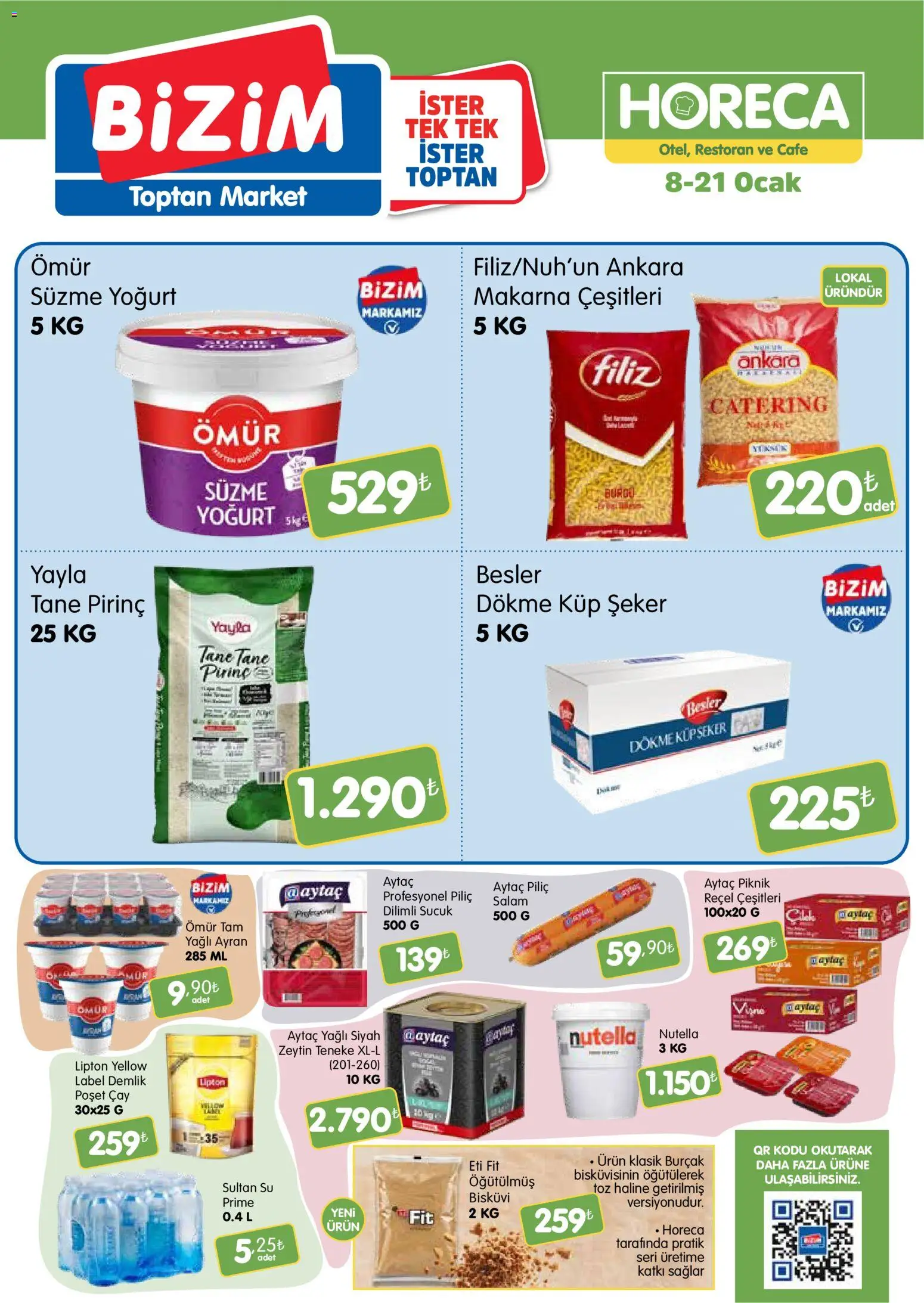 Bizim Toptan Horeca kataloğu 08.01.2026 - Broşürünün önizlemesi