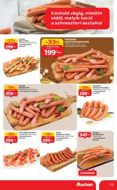 Auchan - Akciós újság Auchan megtekintése, amely érvényes 2025.12.04.-től | Oldal: 19