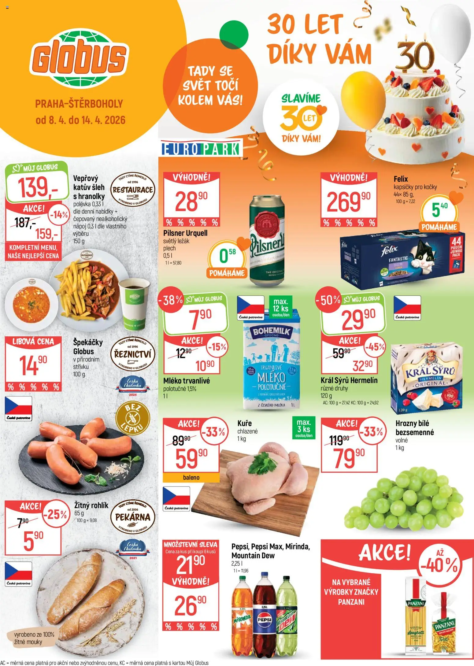 Náhled nabídky: Globus Globus leták - Praha-Štěrboholy platný od 08.04.2026