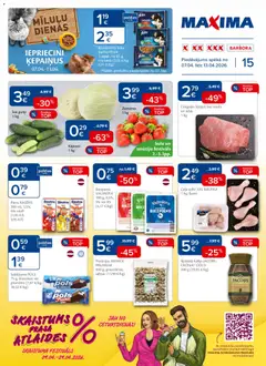 Skatīt Maxima akciju bukletu, derīgs no 07.04.2026.