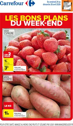 Prévisualisation de Carrefour les bons plans du week-end du magasin Carrefour formulaire valide 24/04/2026