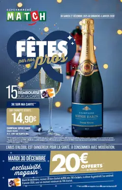 Prévisualisation de Fêtes par nos pros | Meaux du magasin Match Supermarché formulaire valide 27/12/2025