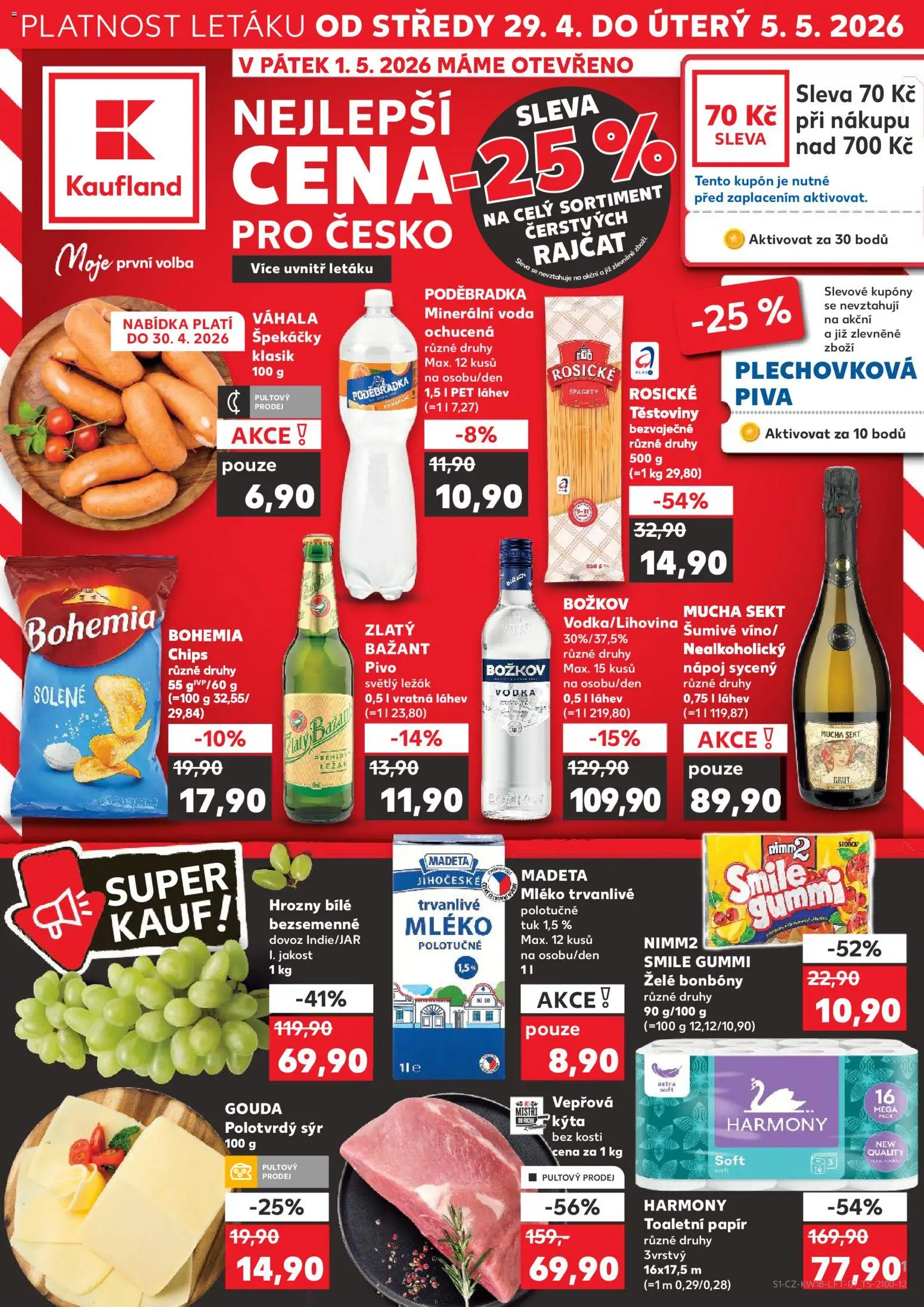 Náhled nabídky: Kaufland Kaufland leták - Chomutov platný od 29.04.2026