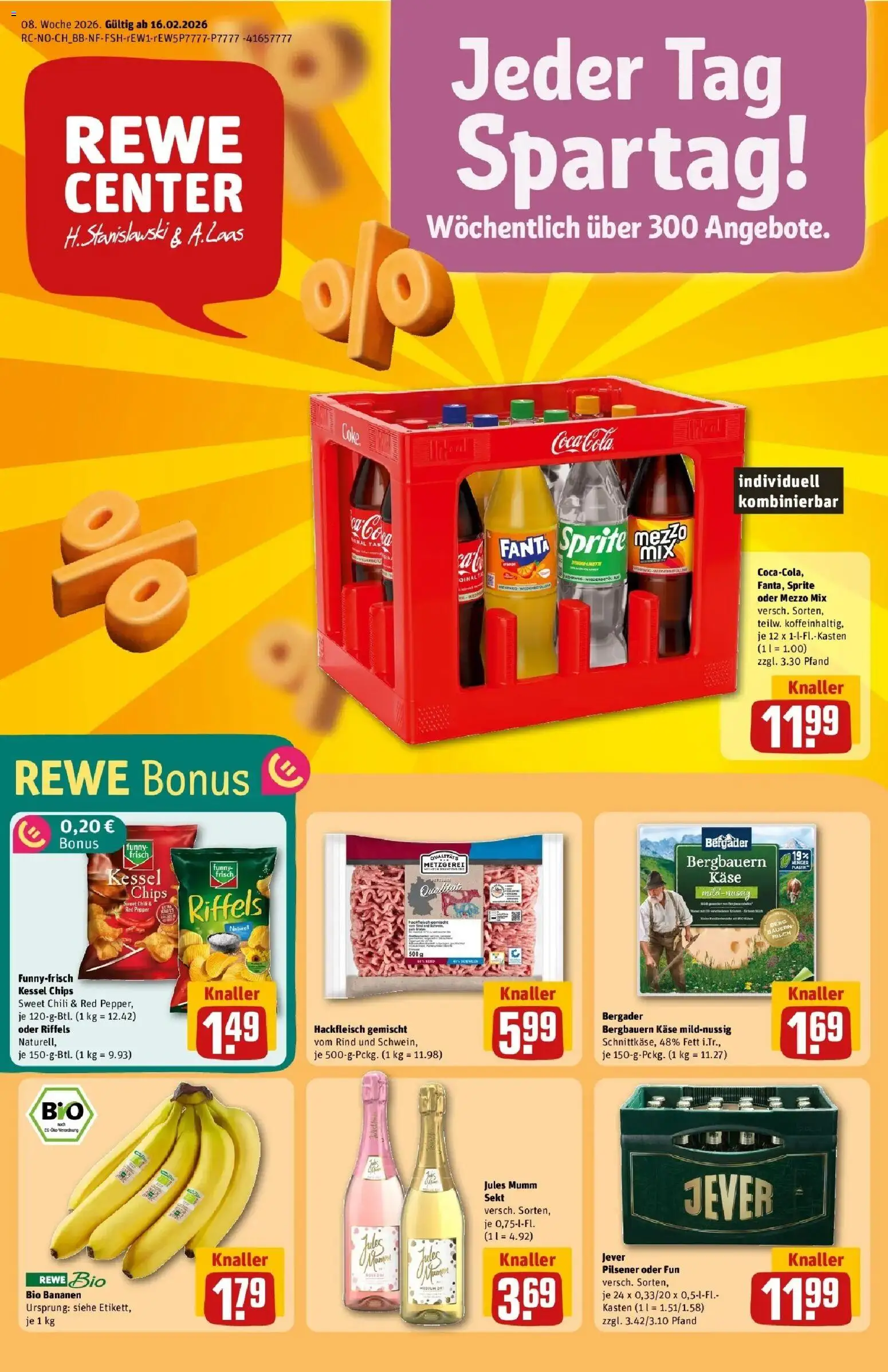 Vorschau von dem Prospekt des Geschäftes Rewe, gültig ab dem 16.02.2026