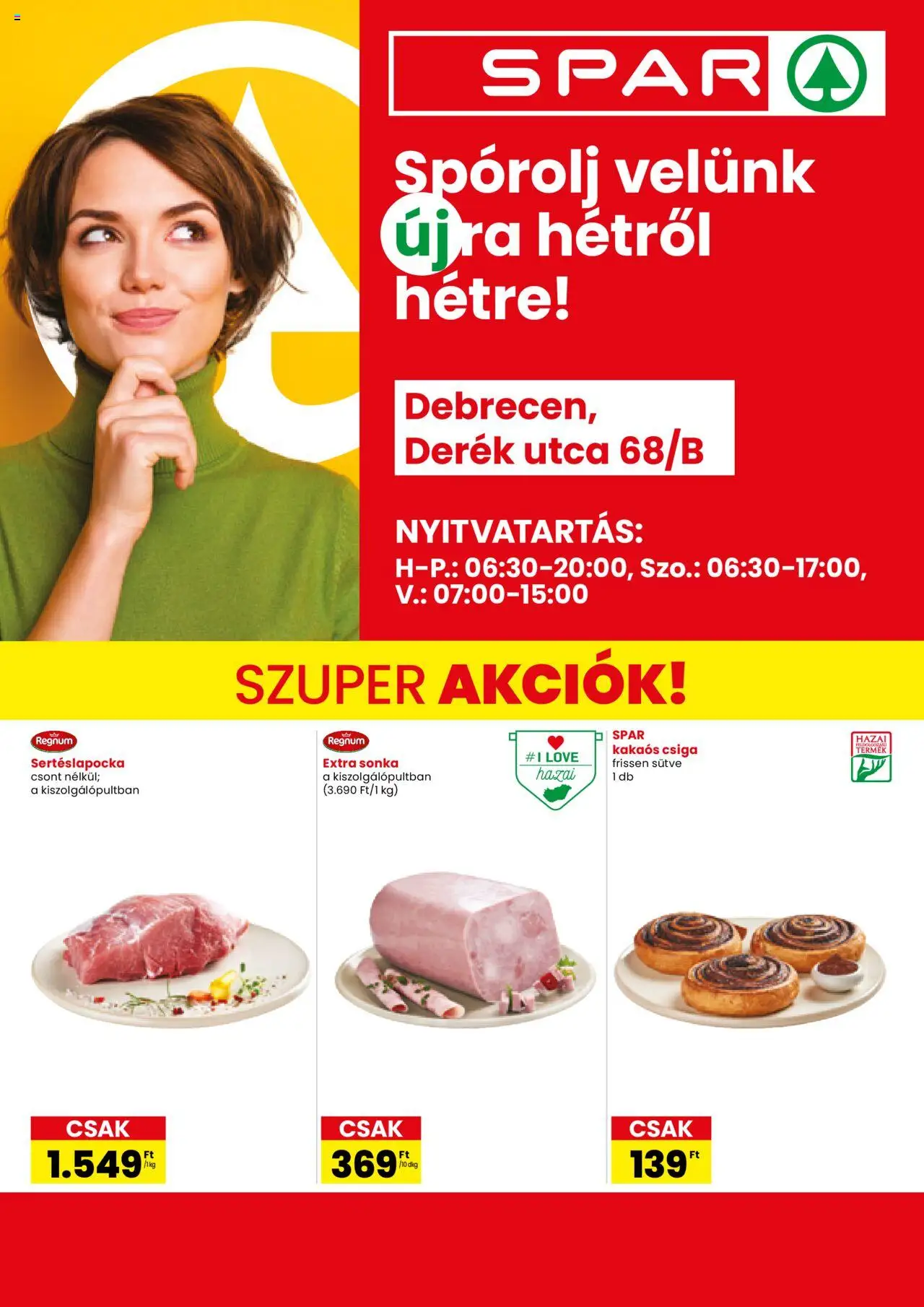 Spar aktuális szórólap, érvényes 2025.08.21.-től - 1 oldal