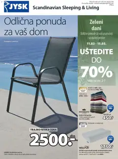 Pregled Jysk kataloga - važi od 11.03.2026