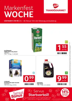 Vorschau der Angebote: Transgourmet Markenfestwoche gültig ab 23.02.2026