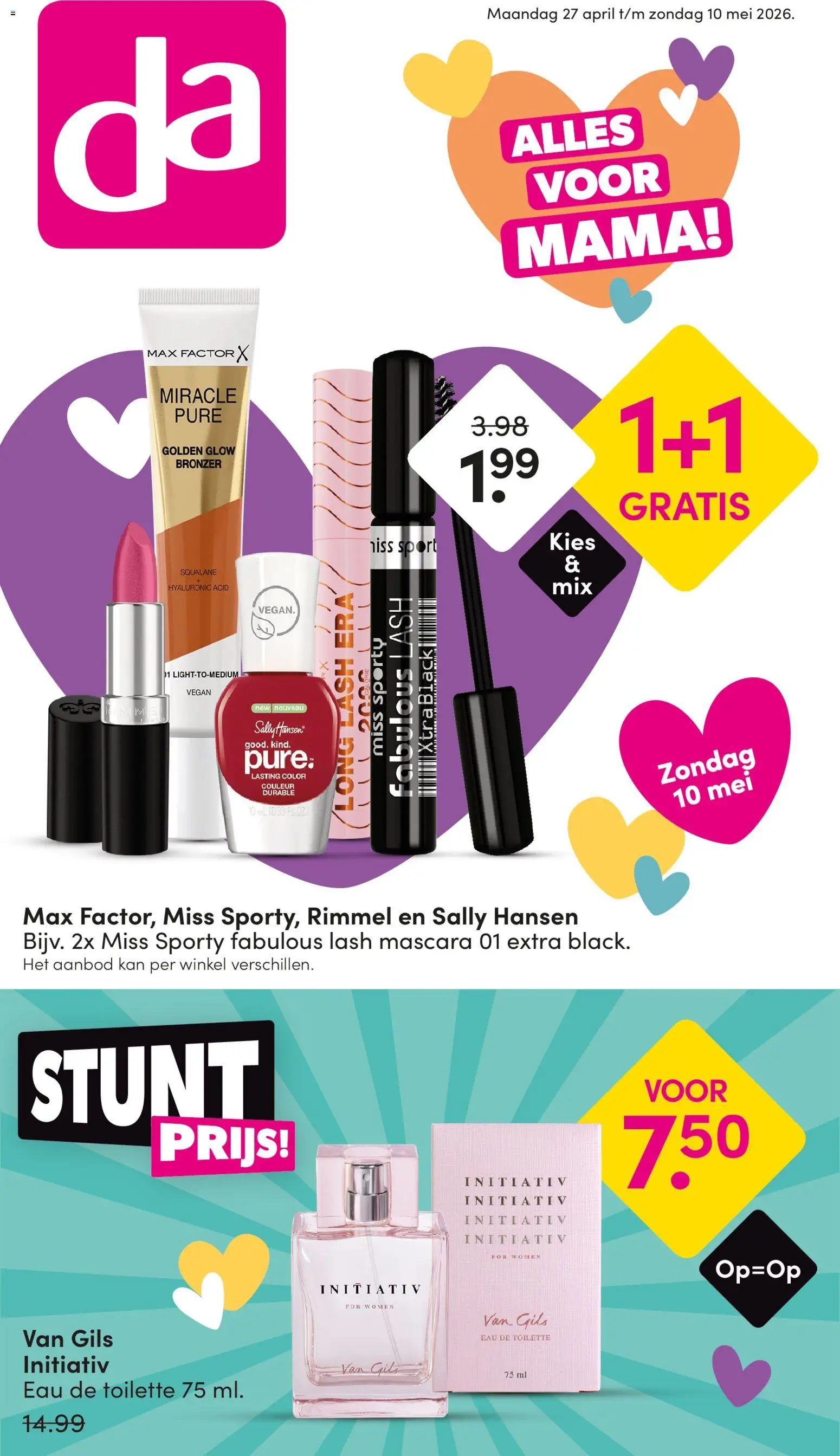 Voorbeeld van Da folder van winkel Da geldig vanaf 27-04-2026