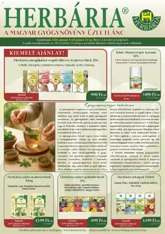 Herbária - Akciós újság Herbária megtekintése, amely érvényes 2026.01.08.-től
