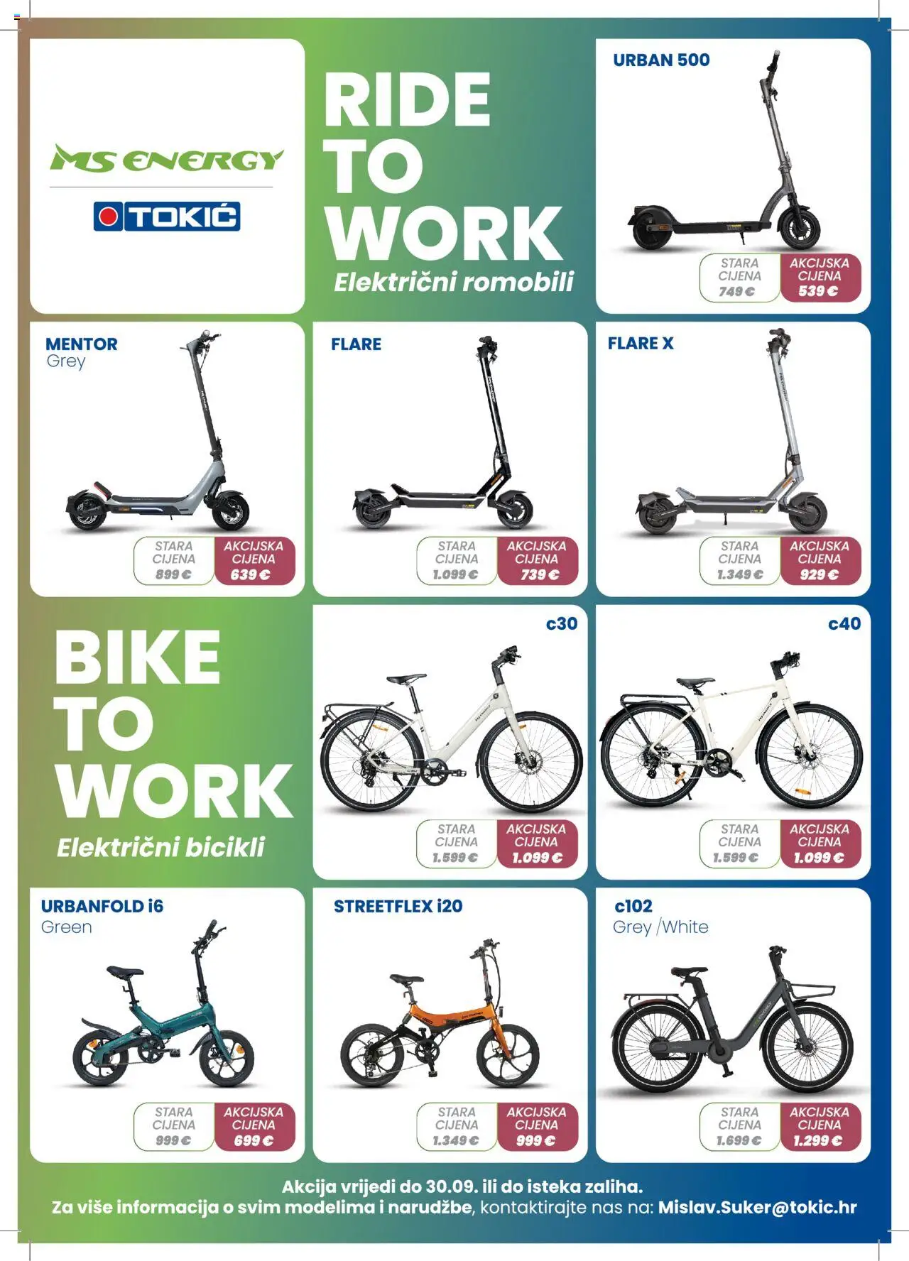 Tokić aktualni Katalog Ride to Work vrijedi od 15.09.2025 - tjedna akcija broj stranice 1