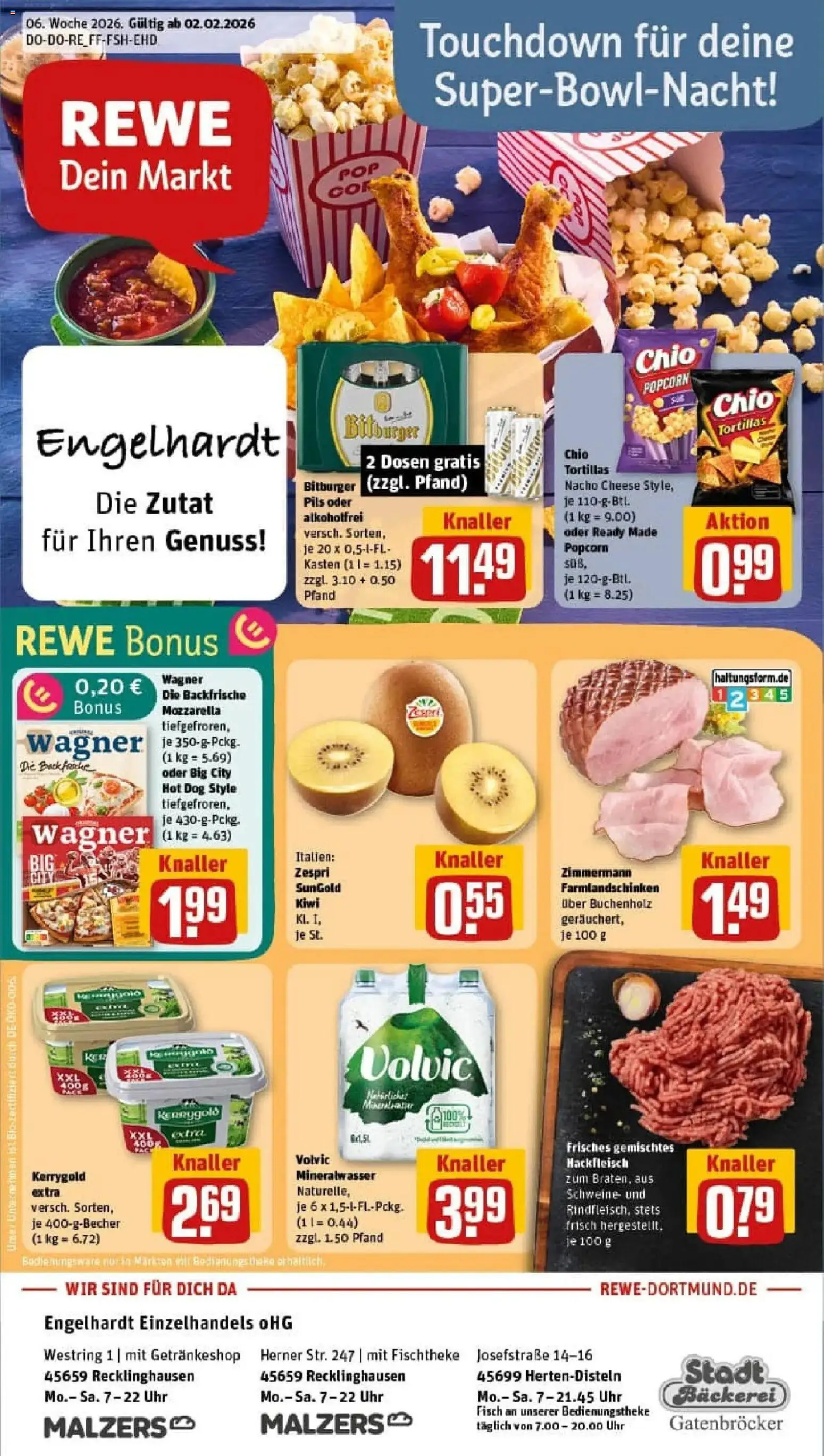 Vorschau von dem Prospekt des Geschäftes Rewe, gültig ab dem 02.02.2026