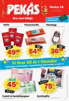 Förhandsgranska reklamblad Pekås erbjudanden från butik Pekås gäller från 13/04/2026
