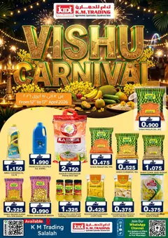 Preview of the catalogue KM Trading Vishu Carnival of store KM Trading valid from 12 Apr, 2026