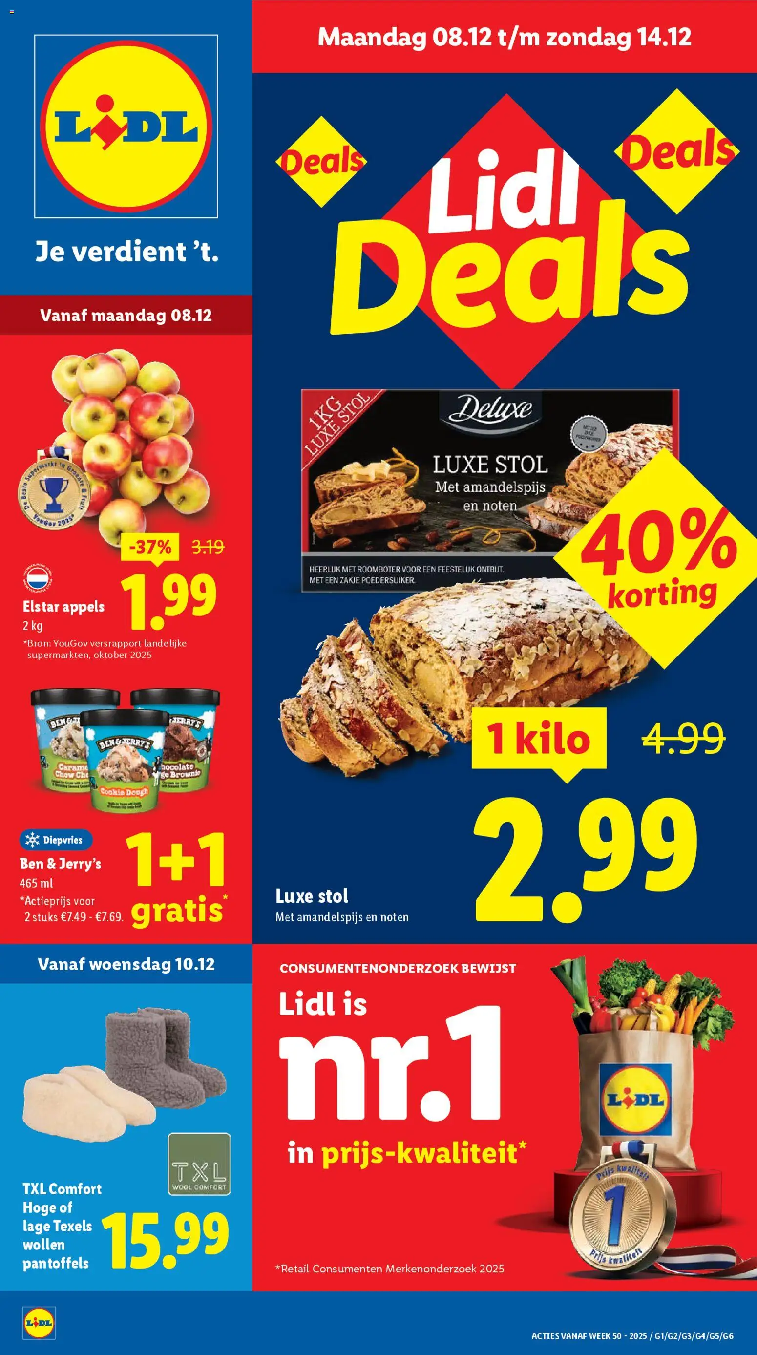Voorbeeld van Folder week 50 van winkel Lidl geldig vanaf 08-12-2025