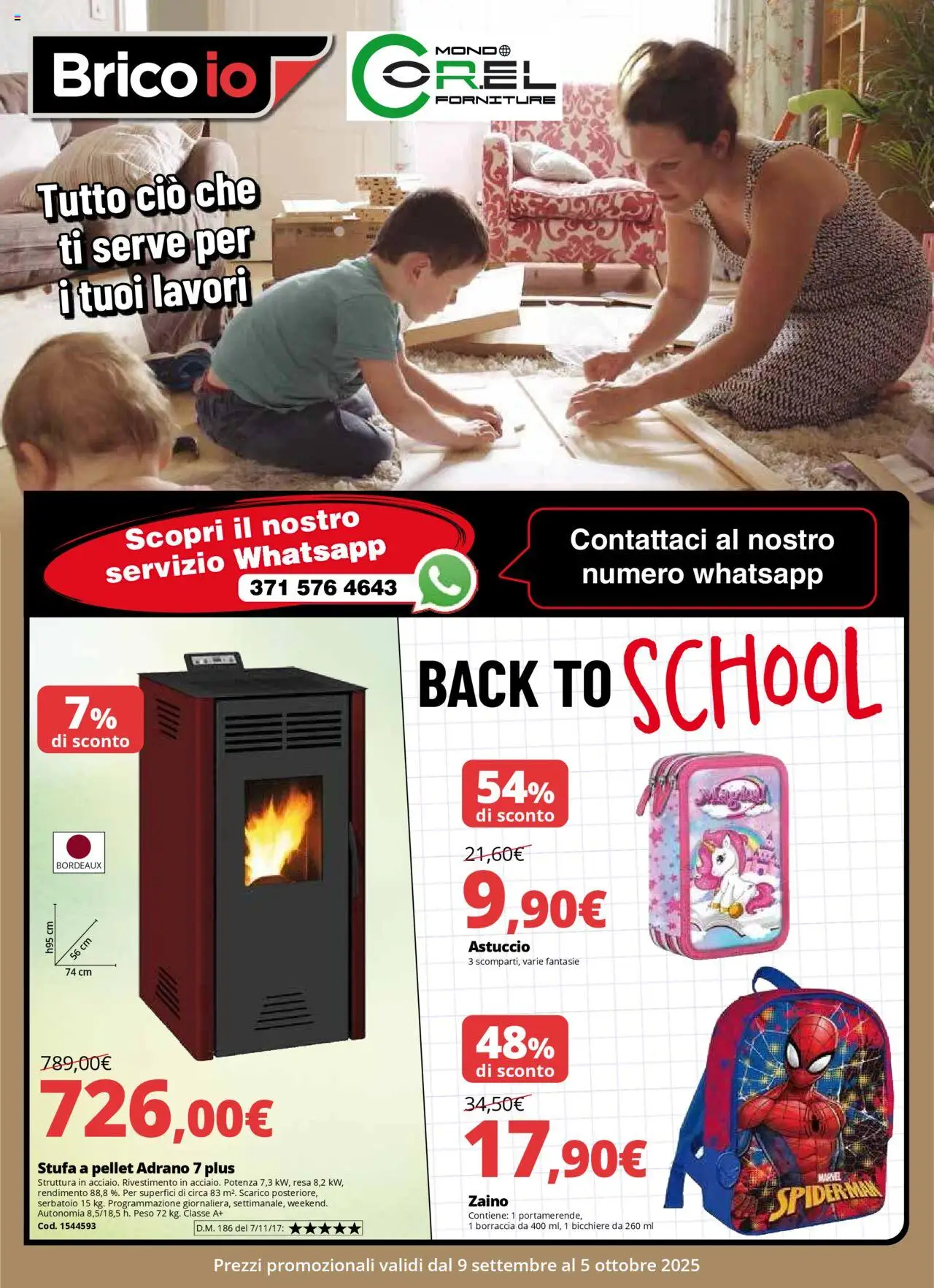 Volantino Brico io valido da 09/09/2025 numero di pagina 1