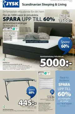 Förhandsgranska reklamblad Aktuella reklamblad JYSK från butik JYSK gäller från 18/08/2025