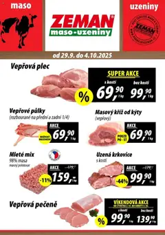 Náhled nabídky: Prodejny Zeman Leták - Praha, Hořice, Úvaly platný od 29.09.2025