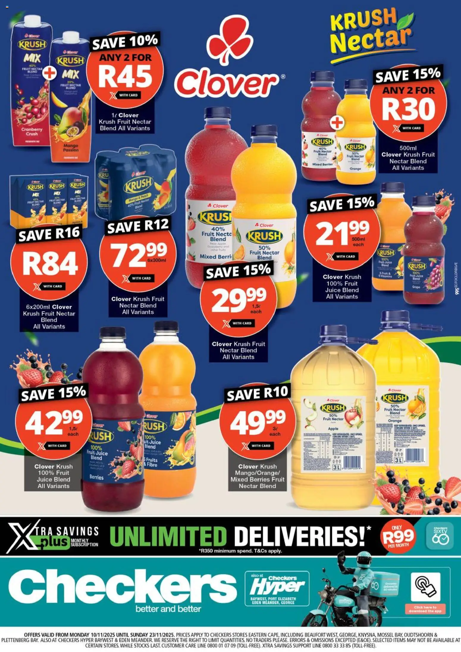 Preview of Checkers flyer valid from 10/11/2025