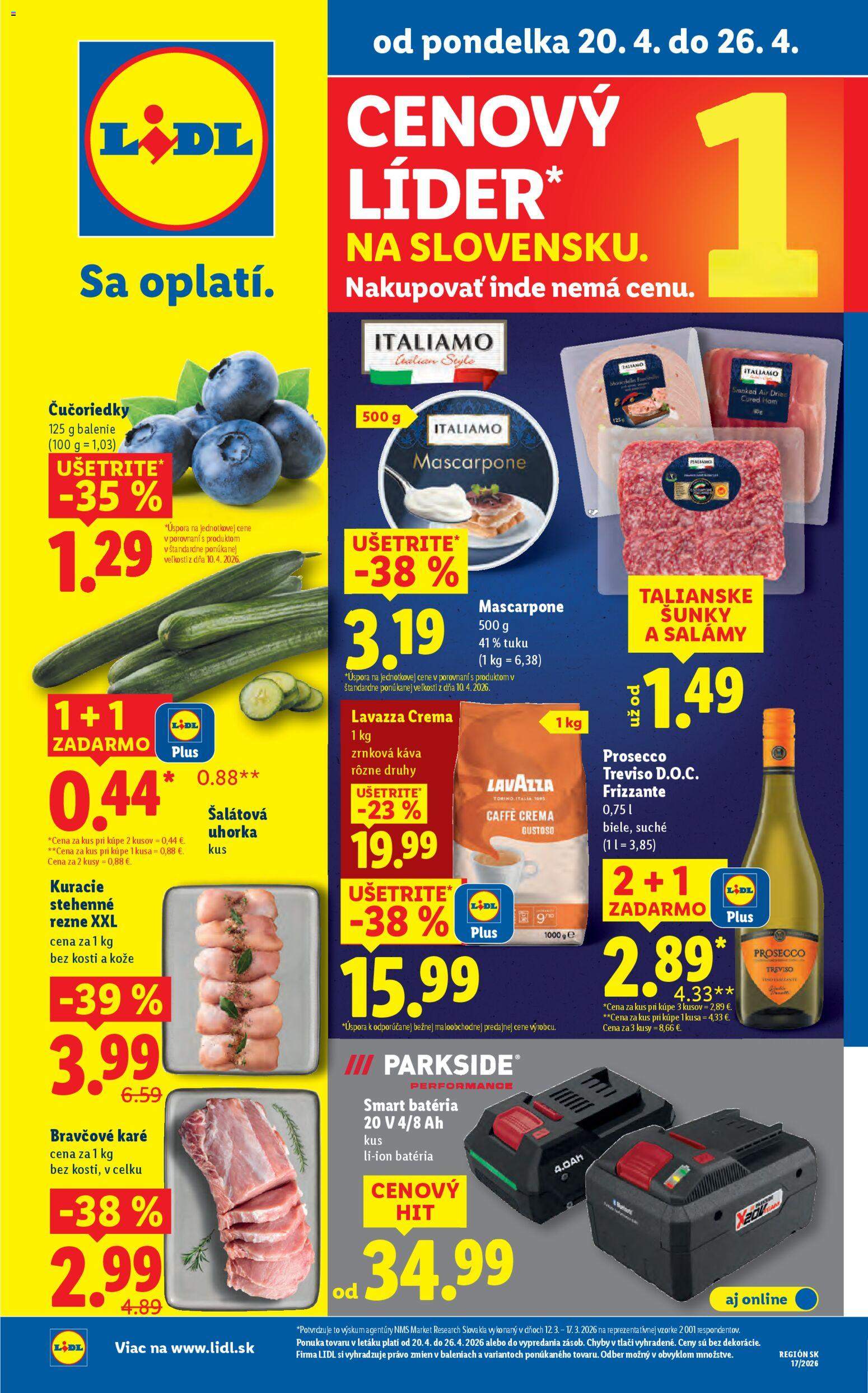 Nový Lidl leták od 20.04.