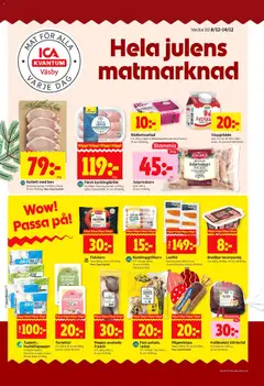 Förhandsgranska reklamblad Upplands Väsby från butik ICA Kvantum gäller från 08/12/2025