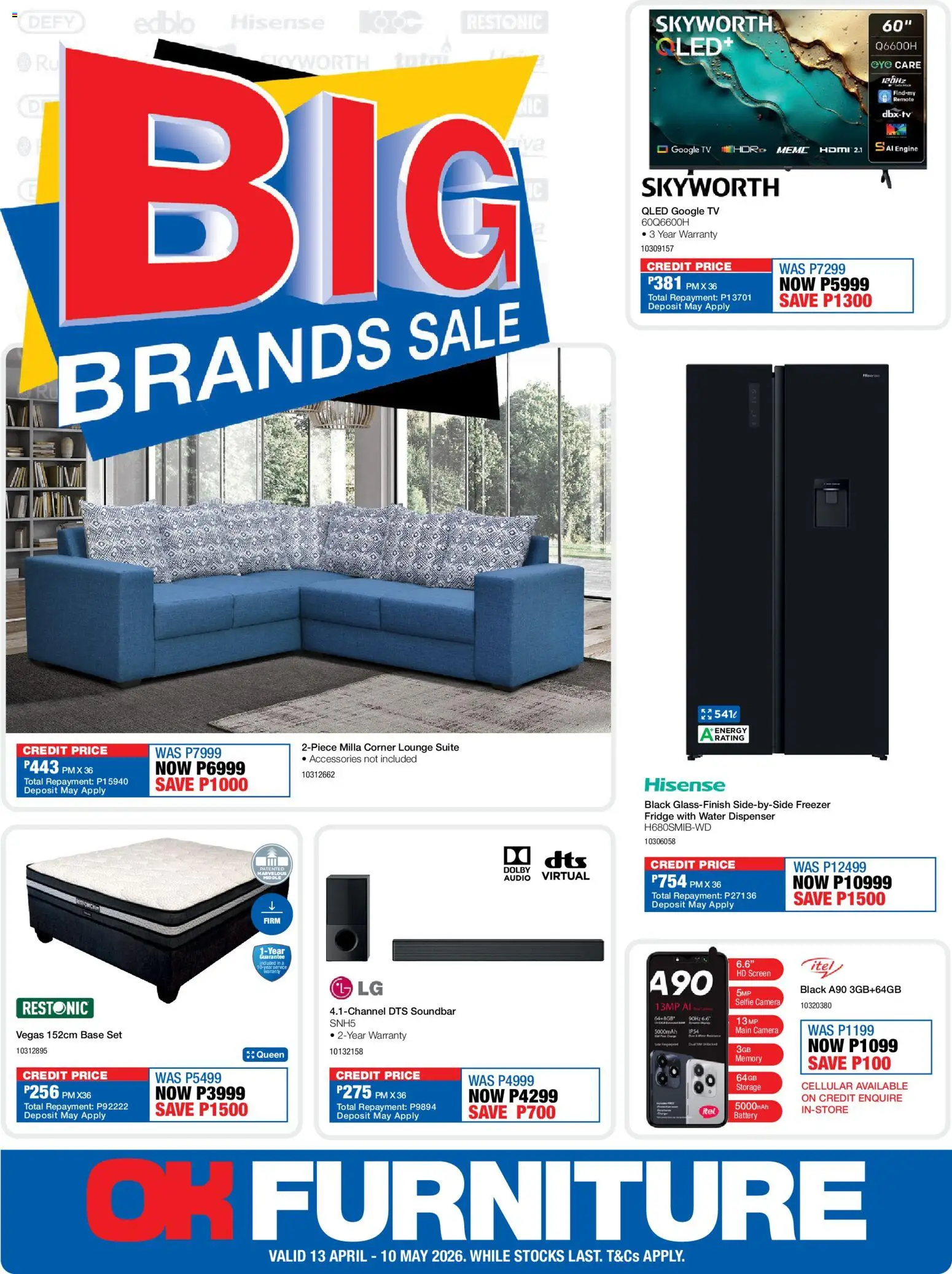 Preview of OK Furniture flyer valid from 13/04/2026
