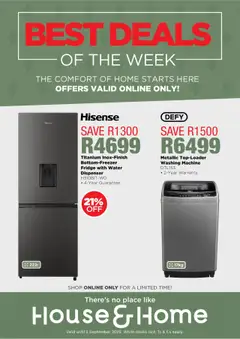 Preview of House and Home flyer valid from 27/08/2025