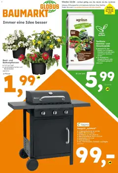 Vorschau von dem Prospekt des Geschäftes Globus Baumarkt, gültig ab dem 06.04.2026