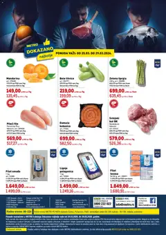 Pregled Metro kataloga - važi od 25.03.2026