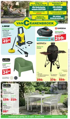 Prévisualisation de Van Cranenbroek Folder du magasin Van Cranenbroek formulaire valide 27/04/2026