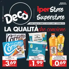Anteprima dell'opuscolo Volantino iperStore, Superstore - Sicilia dal negozio Decò valido da 22/08/2025