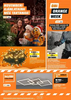 OBI - OBI újság érvényessége 2025.11.23-ig megtekintése, amely érvényes 2025.11.21.-től