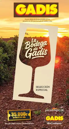 Vista previa del folleto de la tienda Gadis válido desde el 20/11/2025 