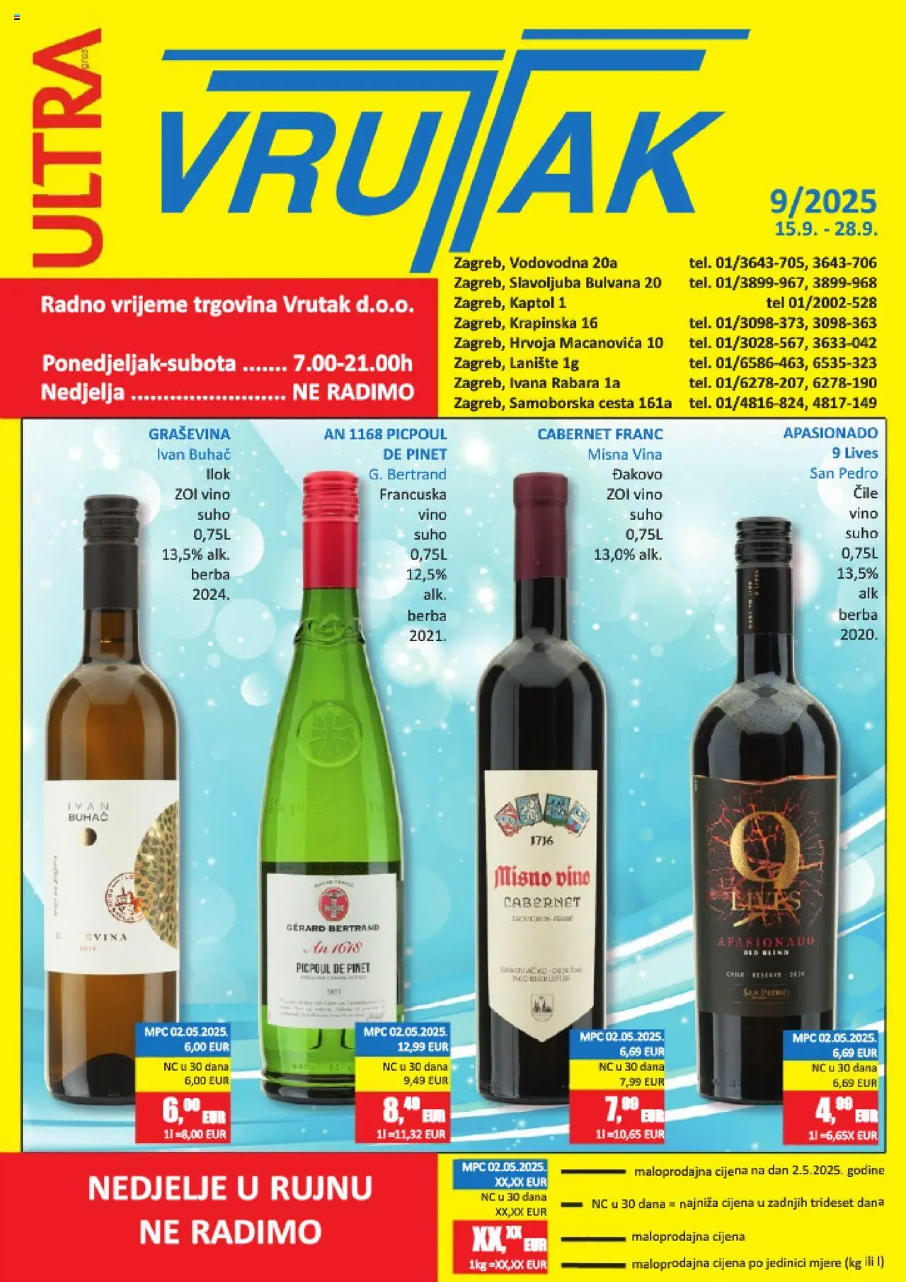 Vrutak aktualni Katalog vrijedi od 15.09.2025 - tjedna akcija broj stranice 1