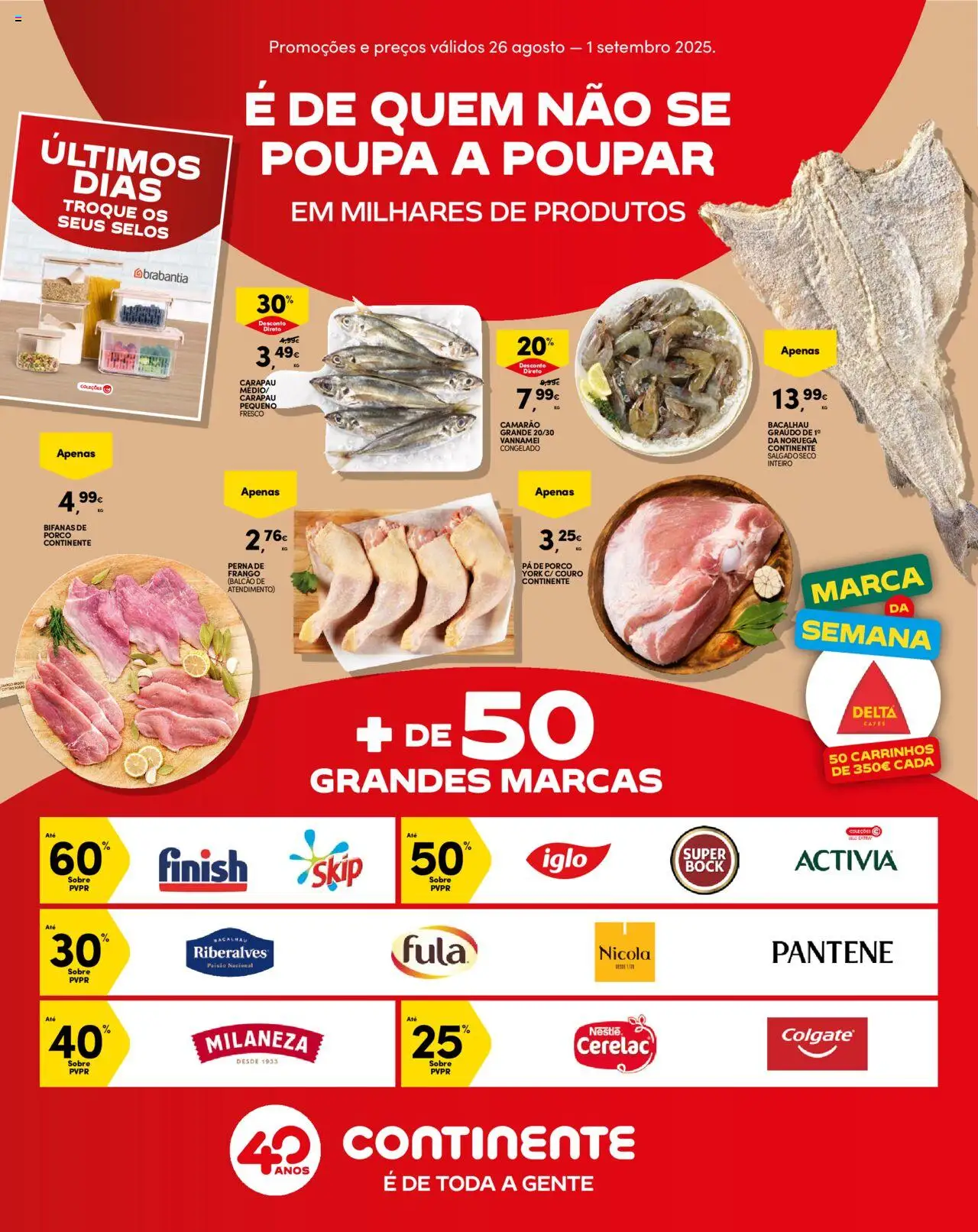 Continente Folheto de 26/08/2025 - catálogo esta semana - página 1