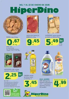 Vista previa del folleto de la tienda HiperDino válido desde el 07/01/2026 