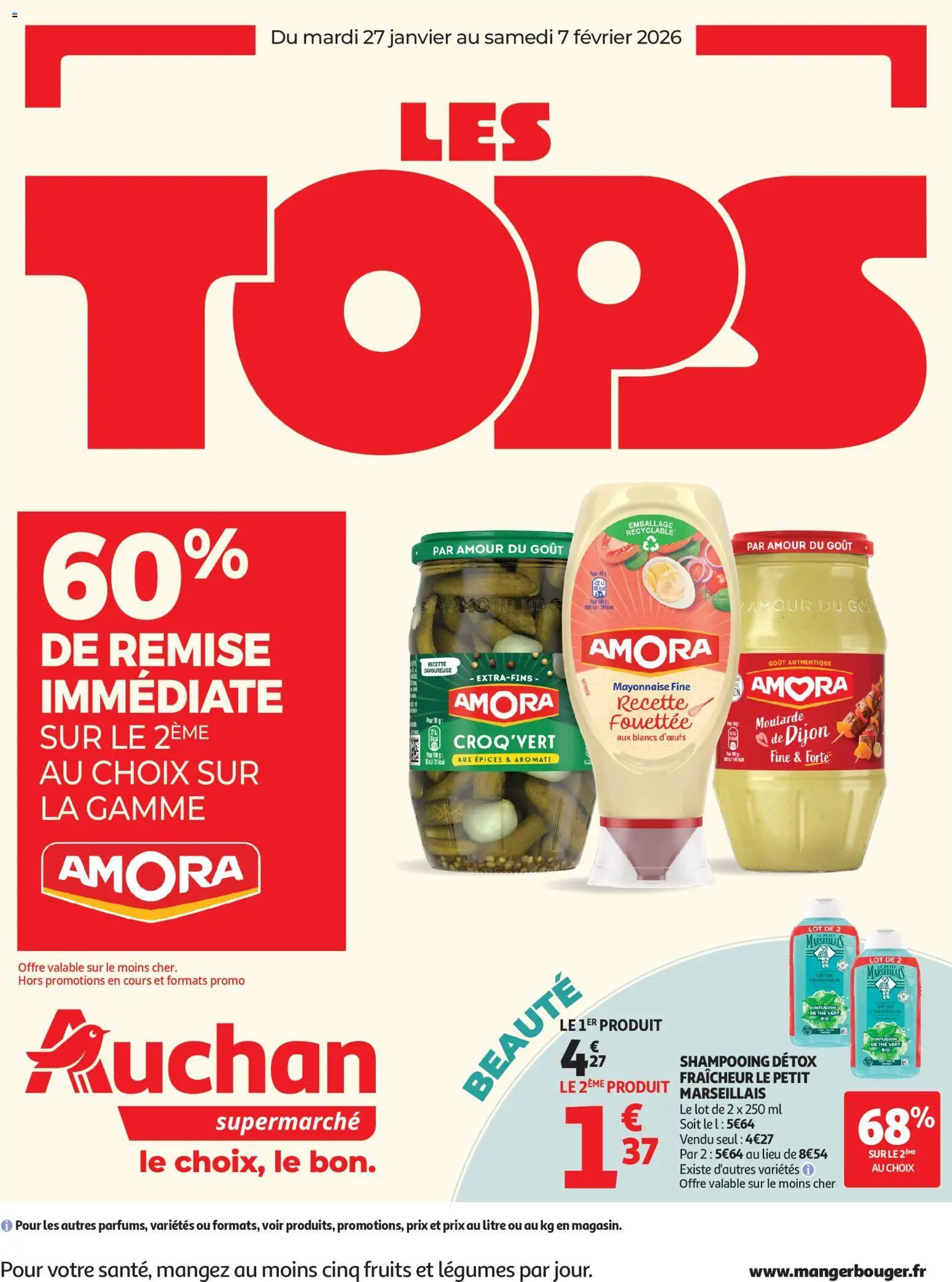 Voorbeeld van Tops produits super van winkel Auchan geldig vanaf 27/01/2026