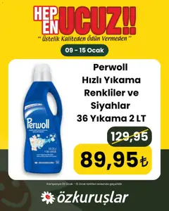 Özkuruşlar İndirim 09.01.2026 - Broşürünün önizlemesi